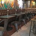 Barboon - Junction City, Yangon, Myanmar | Product Seen: [Dojo Sidechair - Steel Seat, Hansel Barstool – Wood + Rust & Cosson Table Base]<br />
